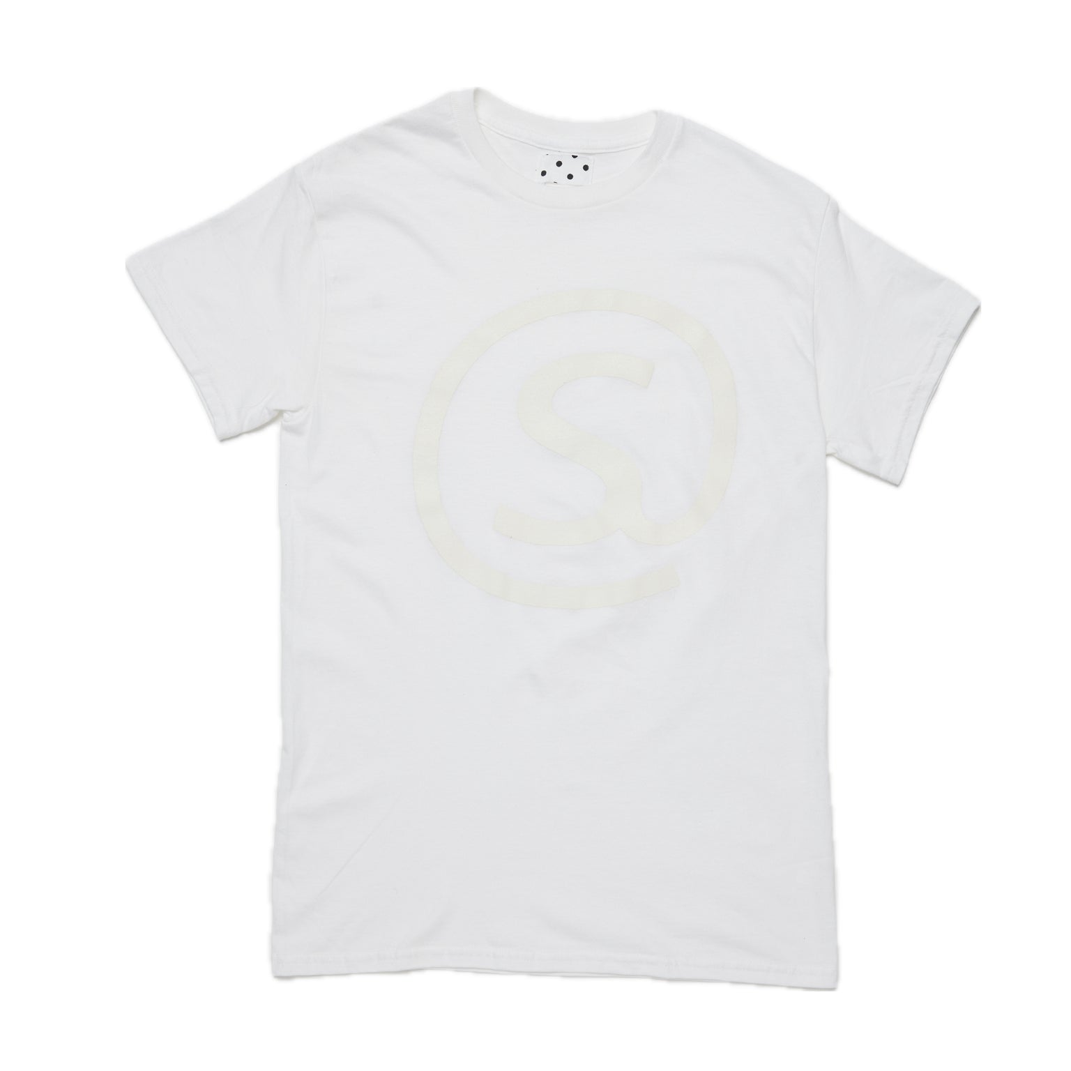 solid logo t - white