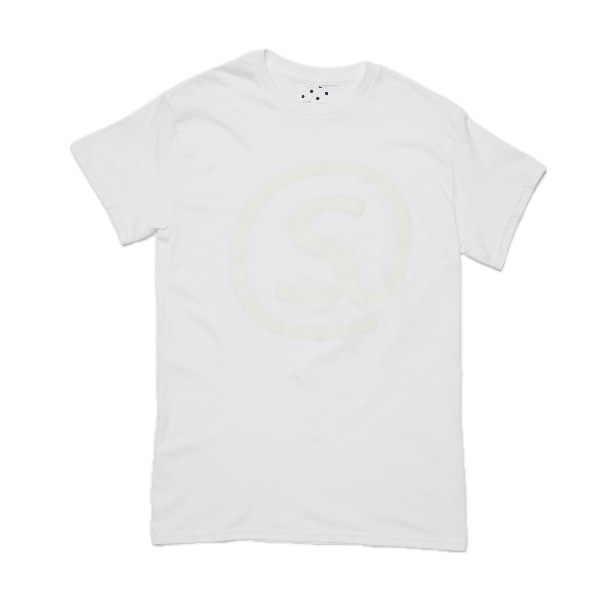 solid logo t - white