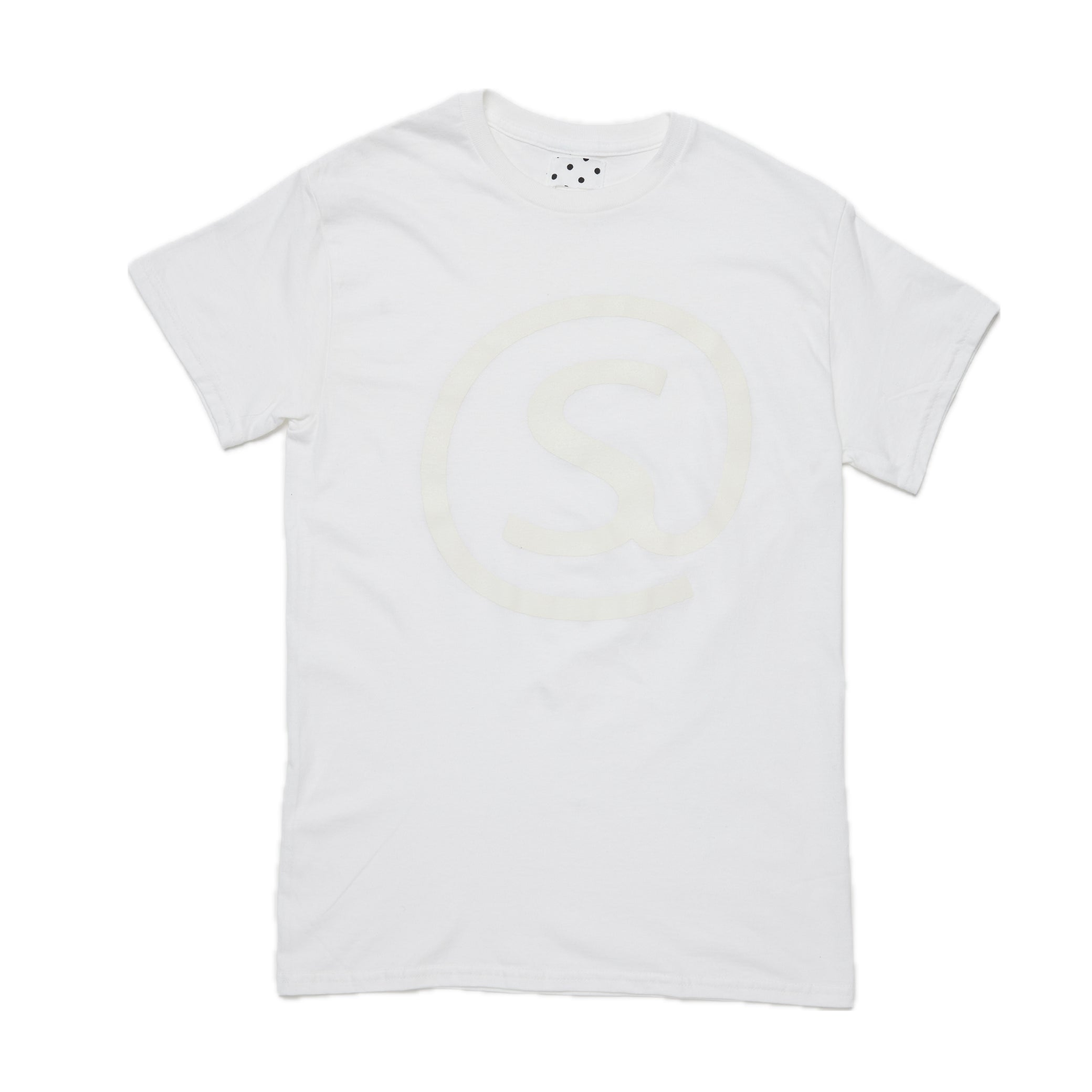 solid logo t - white