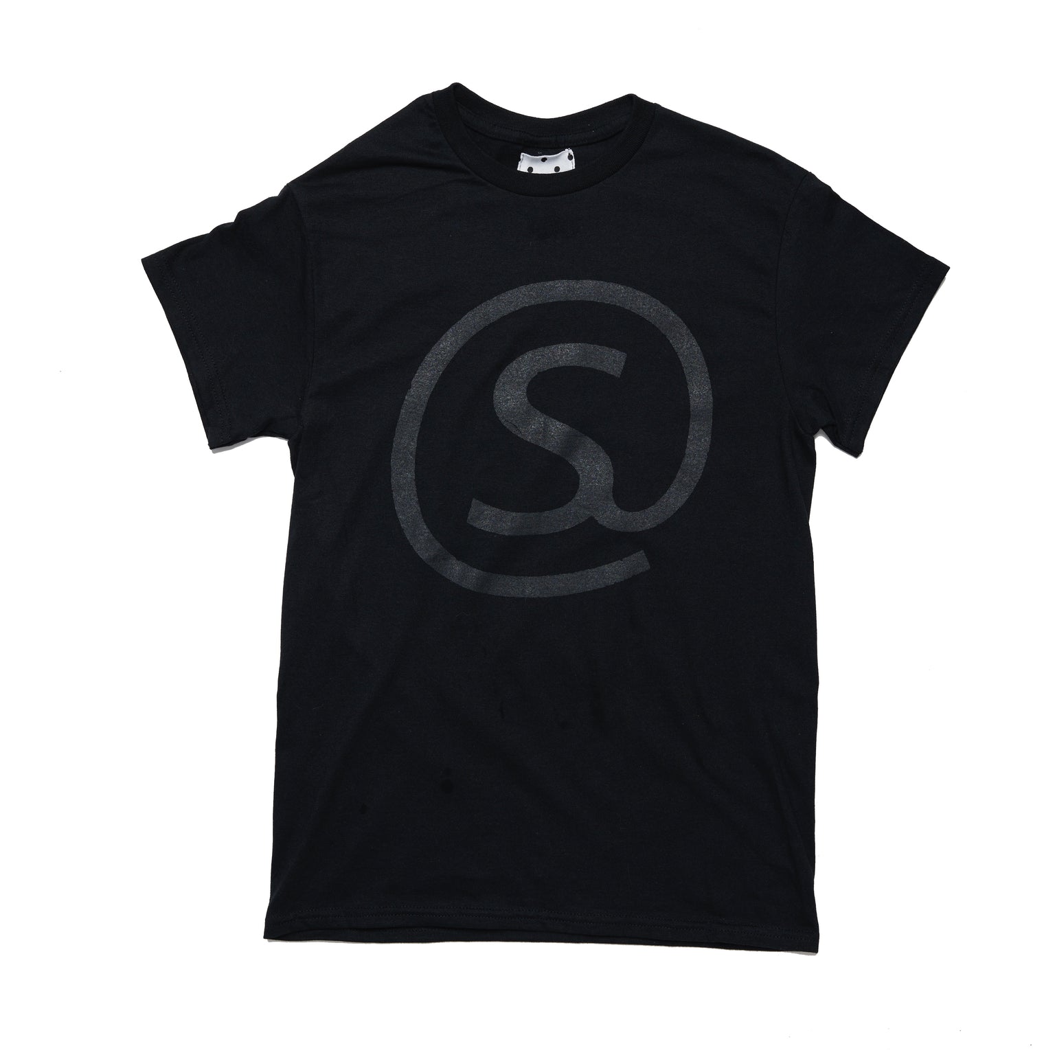 solid logo t - black