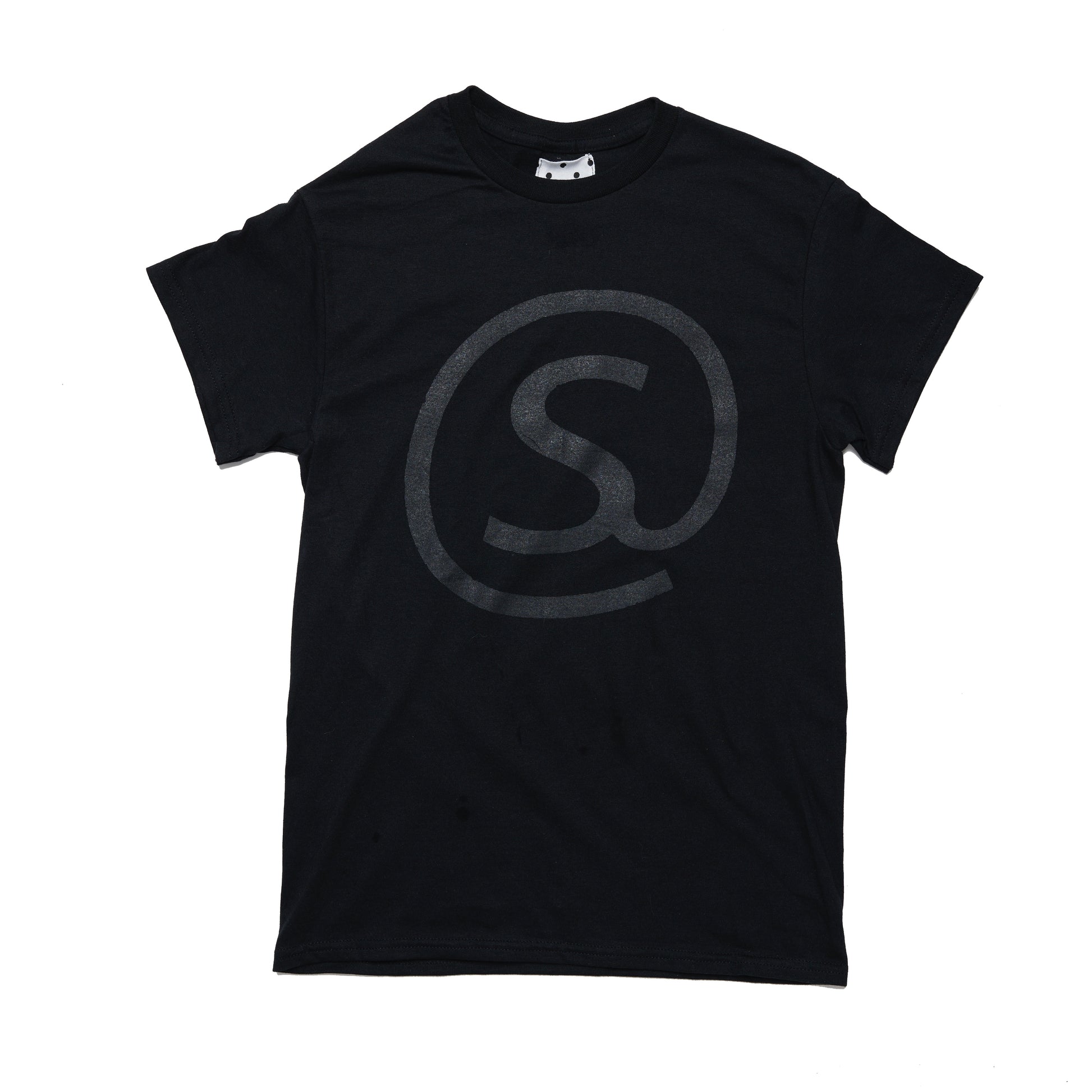 solid logo t - black