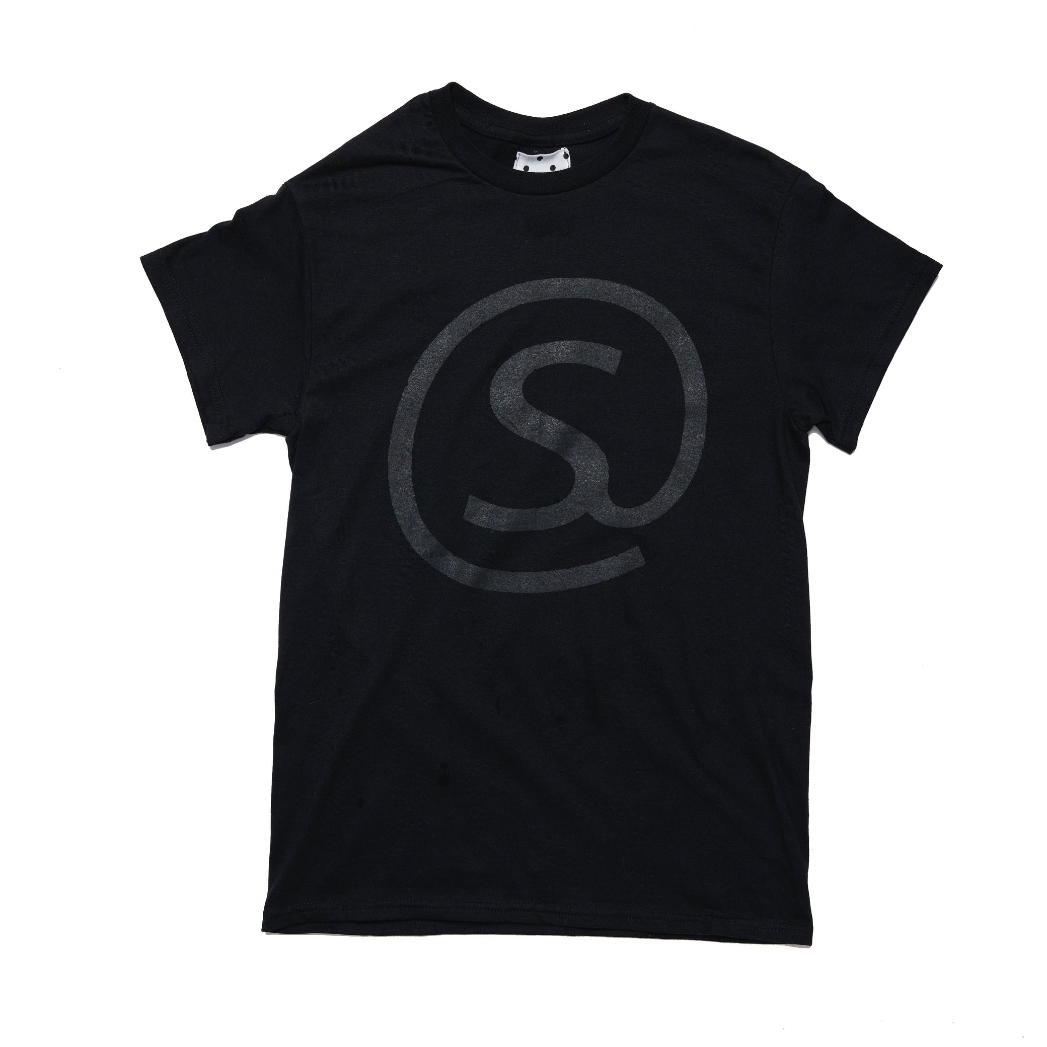 solid logo t - black